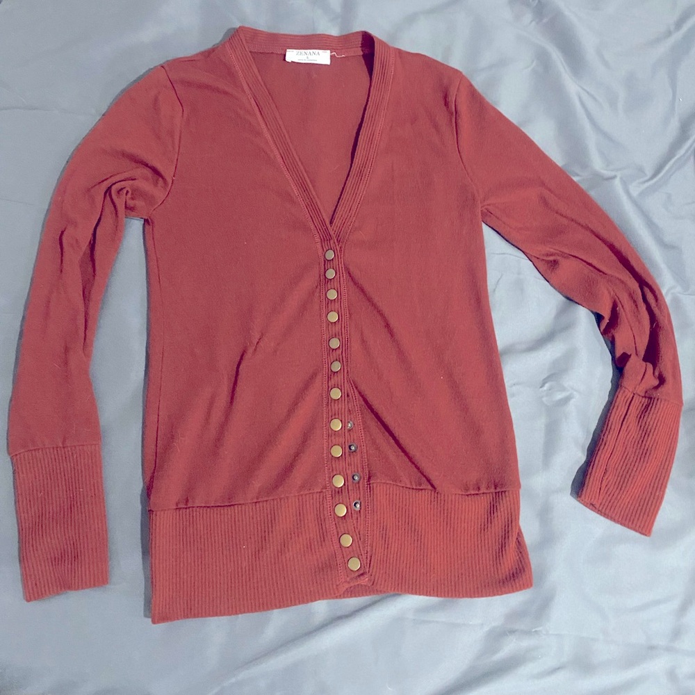 Zenana long sleeve cardigan, like new